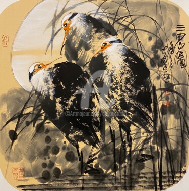 Three Herons 三思图 (No.1877202228)