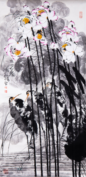 Three Herons 三思图 （No.1900202392)