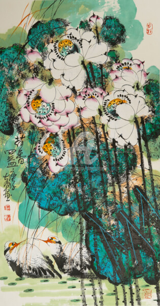 Long lasting fragrance of lotus 荷香四溢 （No.1901202112)