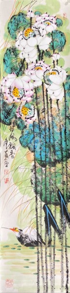 Wind through the lotus pond 荷风飘香 （No.1877202247)