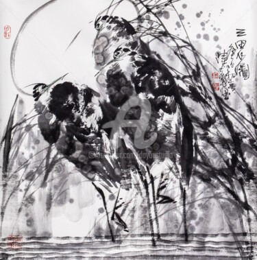 Three Herons 三思图 （No.1900202554)