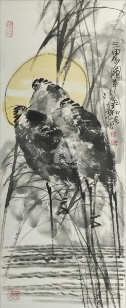 Three Herons 三思图 （No.1877202344)