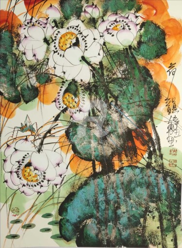 Beautiful rhythm in the lotus pond 荷韵（No.1877202447)