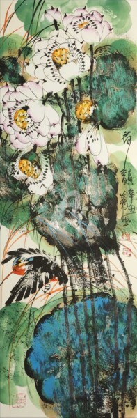 Beautiful rhythm in the lotus pond 荷韵（No.1877202458)