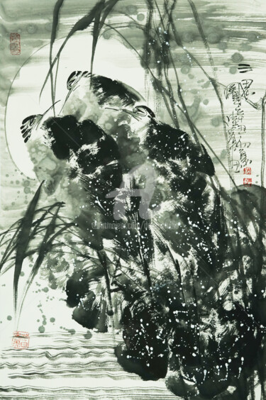 Three Herons 三思图 （No.1901202843)