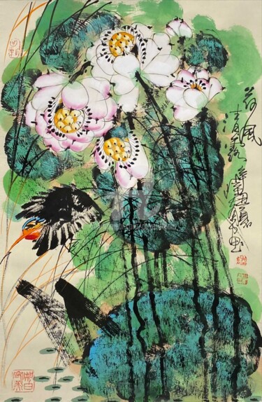 Wind through the lotus pond 荷风清露 （No.1877202631)