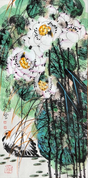 Beautiful rhythm in the lotus pond 荷韵 （No.1877202832)