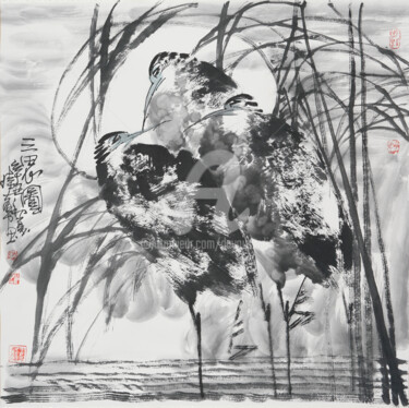 Three Herons 三思图 （No.1903202013)