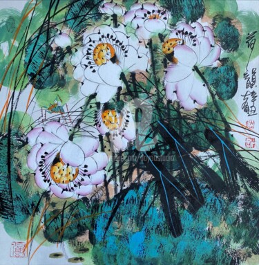 Beautiful rhythm in the lotus pond荷韵 （No.1688202134)