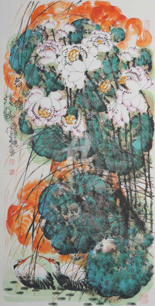 Wind through the lotus pond 荷塘清气 （No.1903202108)