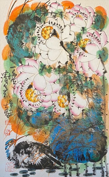 Peaceful in the lotus pond 一塘清气 （No.1688202538)