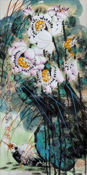Beautiful rhythm in the lotus pond 荷韵 （No.1688202756)
