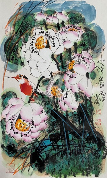 Fragrance of lotus and buddha sense 禅心荷香 （No.1688202842)