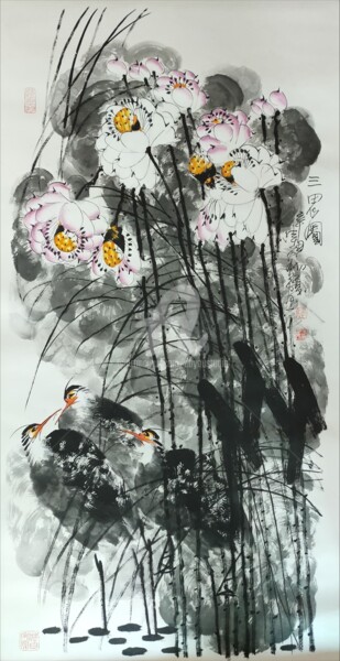 Three Herons 三思图 （No.1690202202)