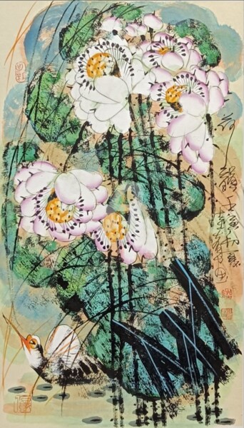 Beautiful rhythm in the lotus pond 荷韵 （No.1690202237)