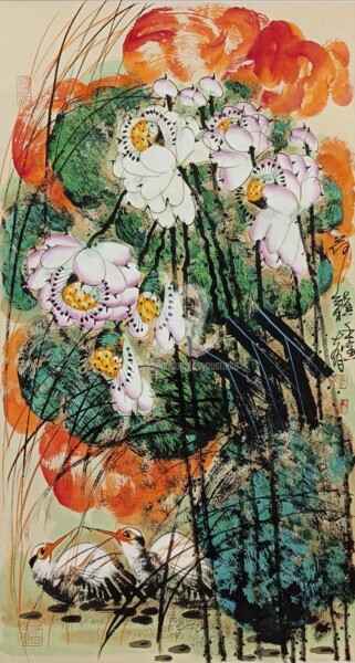 Beautiful rhythm in the lotus pond 荷韵 （No.1690202238)