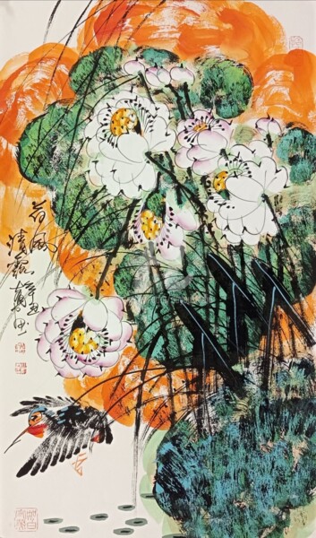 Wind through the lotus pond 荷风清露 （No.1690202407)